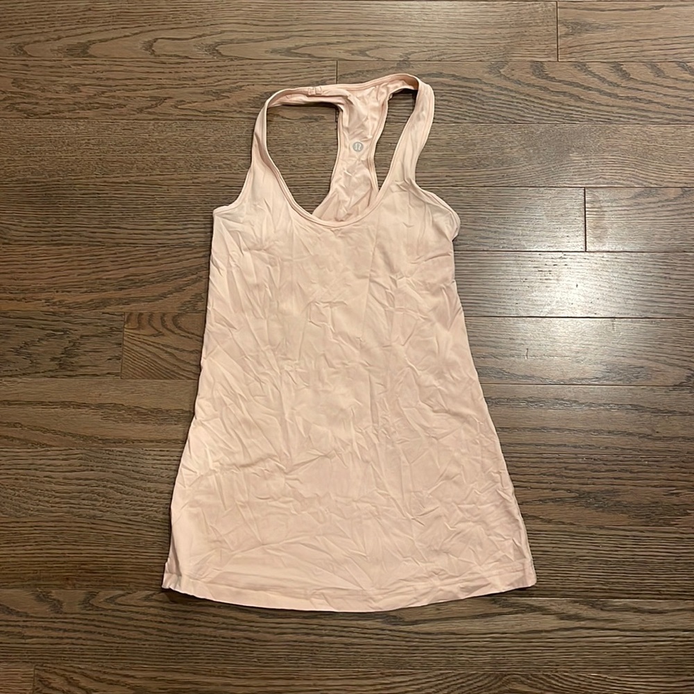 Pink Lululemon tank top